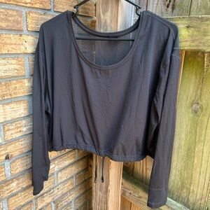 P'tula Black Long Sleeve Blouse